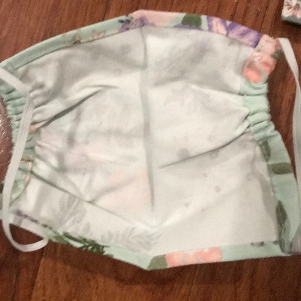6/$20 New Set/5 floral face masks